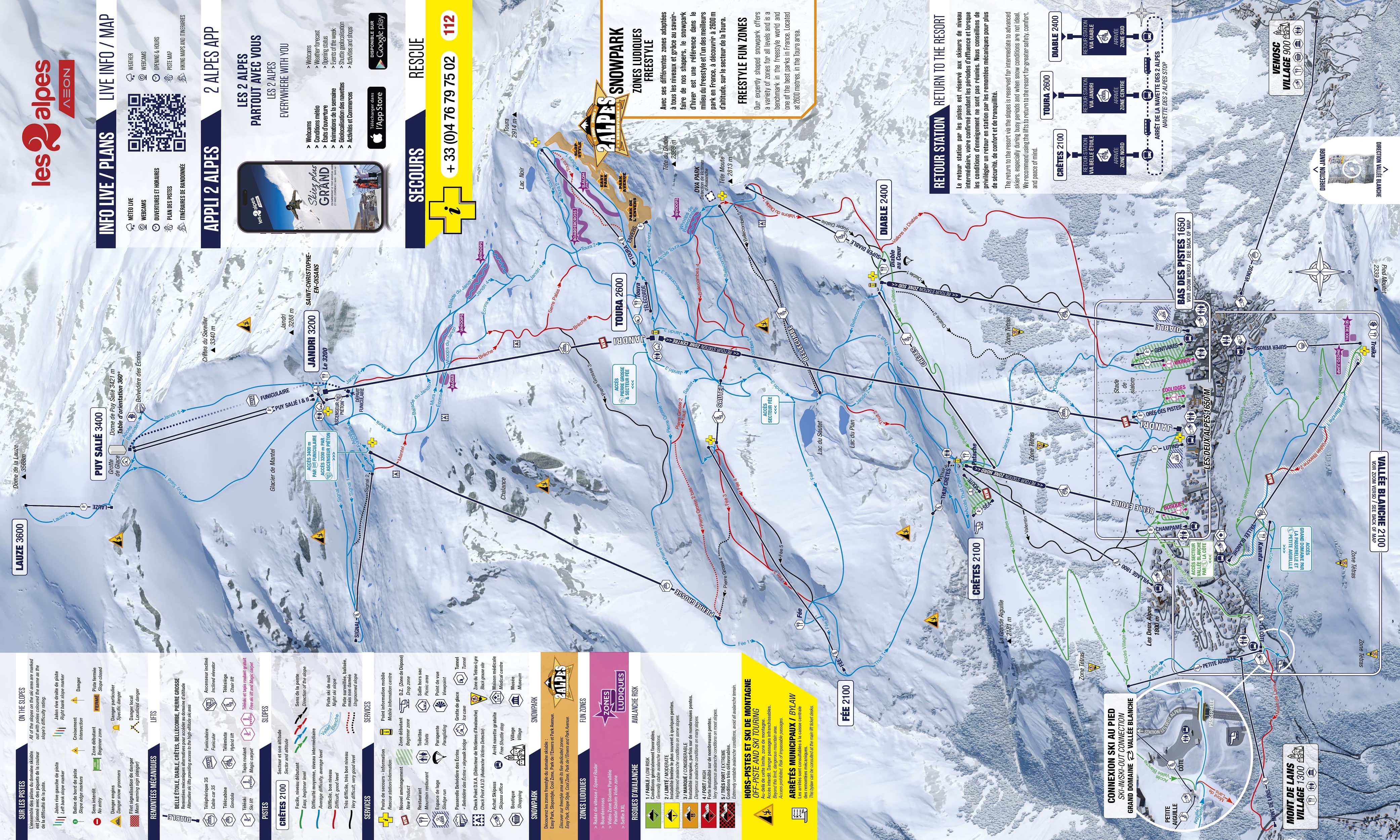Le domaine des 2 Alpes